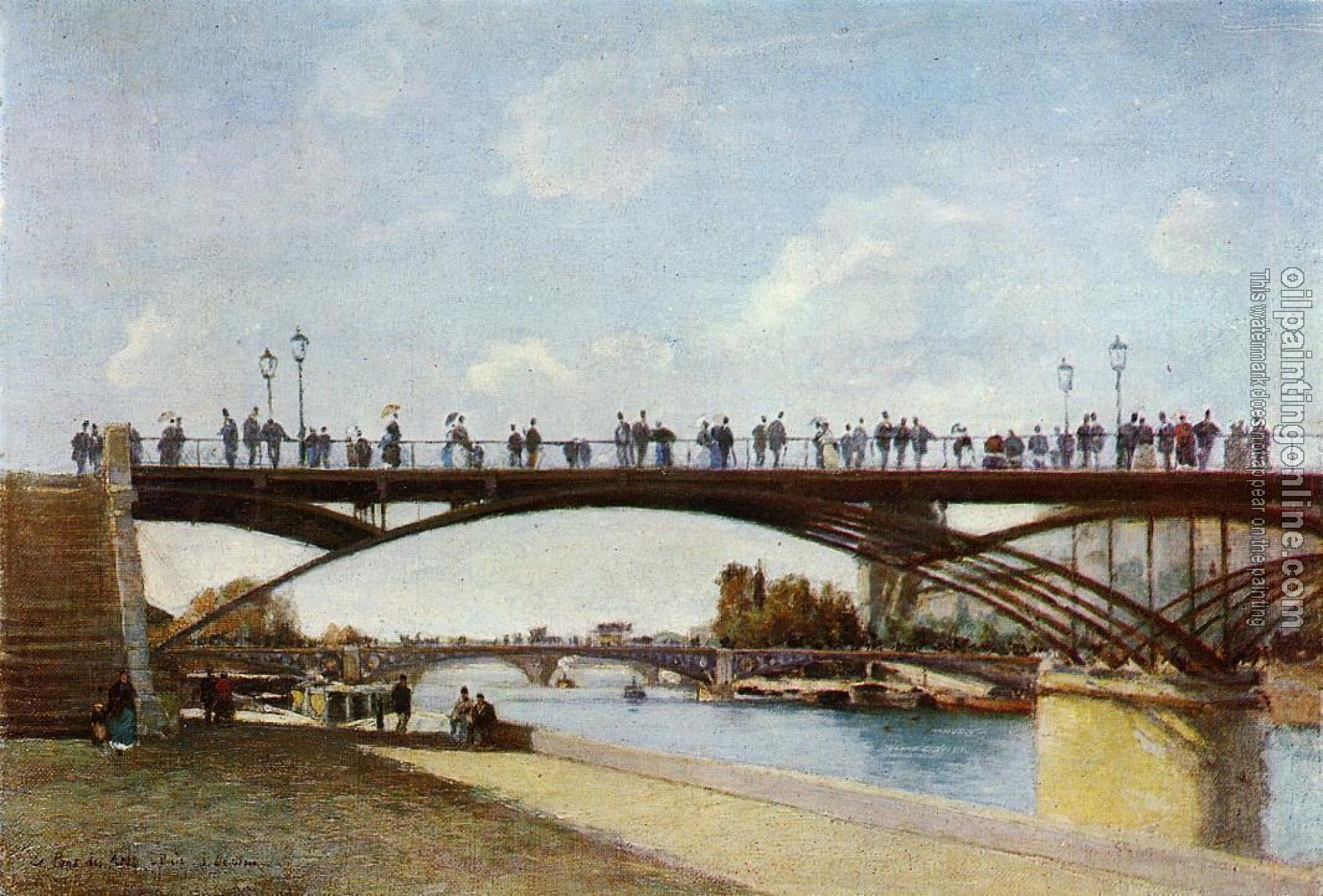 Lepine, Stanislas - The Pont des Arts, Paris